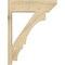 Ekena Millwork Balboa Slat Rough Sawn Outlooker, Douglas Fir, 8"W x 26"D x 34"H OUT08X26X34BOA06RDF - alternate 2